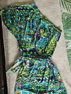 Trina Turk Multicolor Abstract Coverup - SIZE S